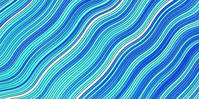 sfondo vettoriale azzurro con linee. campione geometrico colorato con curve sfumate. modello per spot pubblicitari, annunci.