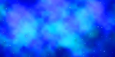 struttura di vettore blu chiaro con bellissime stelle.