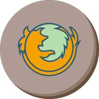 firefox logo vettore icona