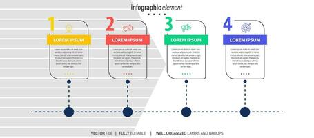 modello di infografica vettoriale