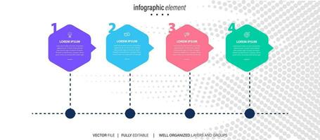 modello di infografica vettoriale