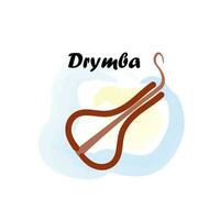 drymba. tradizionale slavo, ucraino musicale strumento. vettore illustrazione