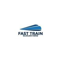 treno logo vettore illustrazione design.veloce treno logo.alto velocità treno logo icona modello