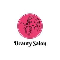 bellezza salone logo design creativo idea vettore