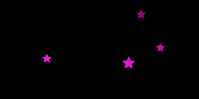modello vettoriale rosa scuro con stelle astratte. illustrazione colorata in stile astratto con stelle sfumate. modello per annuncio di capodanno, libretti.