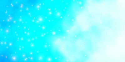 sfondo vettoriale azzurro con stelle colorate. illustrazione colorata con stelle sfumate astratte. modello per siti Web, pagine di destinazione.