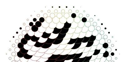 modello vettoriale multicolore chiaro con sfere. illustrazione astratta con macchie colorate in stile natura. modello per sfondi, tende.