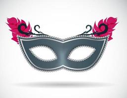 maschera di carnevale maschera icona illustrazione vettoriale