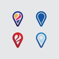 icona posizione, logo mappa per mappe google maps, segno, percorso, posizione, simbolo e logo vettoriale