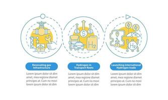 promozione del modello di infografica vettoriale verde h2. elementi di design del profilo di presentazione commerciale internazionale. visualizzazione dei dati con 3 passaggi. grafico delle informazioni sulla sequenza temporale del processo. layout del flusso di lavoro con icone di linea