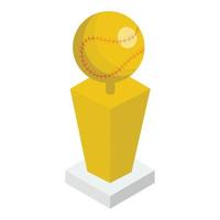 coppa del trofeo di cricket vettore