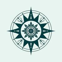 astratto stella bussola emblema vettore - navigazione creativo possibilità con intrigante design