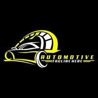 settore automobilistico sport auto metro logo design vettore