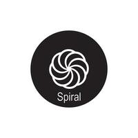 spirale icona vettore