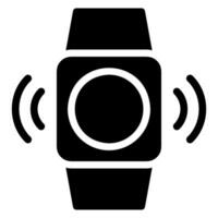 icona del glifo dello smartwatch vettore