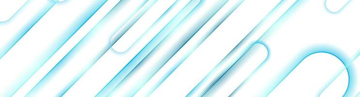 astratto futuristico Tech minimo sfondo con blu Linee vettore