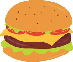 hamburger Rifiuto cibo vettore gratuito modello