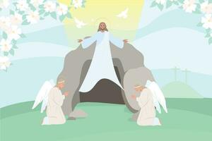 Gesù Cristo risurrezione vettore