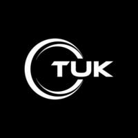 tuk lettera logo disegno, ispirazione per un' unico identità. moderno eleganza e creativo design. filigrana il tuo successo con il Impressionante Questo logo. vettore