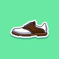 golf scarpe illustrazione. vettore illustrazione gli sport scarpe. vettore eps 10