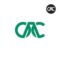 lettera oac monogramma logo design vettore