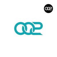 lettera oo2 monogramma logo design vettore
