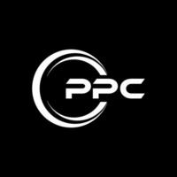 ppc lettera logo disegno, ispirazione per un' unico identità. moderno eleganza e creativo design. filigrana il tuo successo con il Impressionante Questo logo. vettore