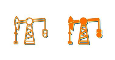 pumpjack vettore icona