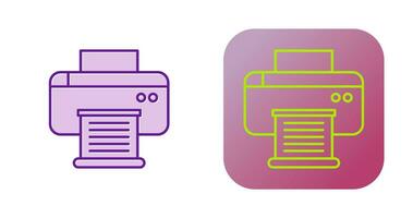 icona di vettore della stampante
