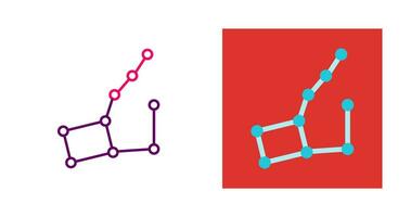 costellazione vettore icona