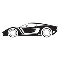 auto vettore icona isolato lato Visualizza, logo