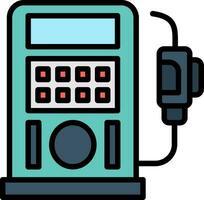 carburante pompa vettore icona design