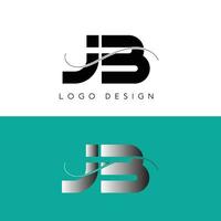 jb iniziale lettera logo vettore