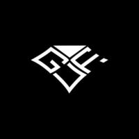 guf lettera logo vettore disegno, guf semplice e moderno logo. guf lussuoso alfabeto design