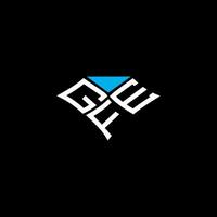gfe lettera logo vettore disegno, gfe semplice e moderno logo. gfe lussuoso alfabeto design
