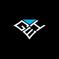 gei lettera logo vettore disegno, gei semplice e moderno logo. gei lussuoso alfabeto design