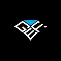 gef lettera logo vettore disegno, gef semplice e moderno logo. gef lussuoso alfabeto design