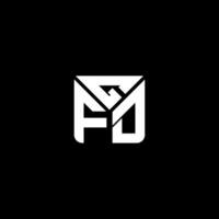 gfd lettera logo vettore disegno, gfd semplice e moderno logo. gfd lussuoso alfabeto design