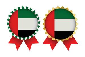 vettore medaglia impostato disegni di unito arabo Emirates Emirati Arabi Uniti modello