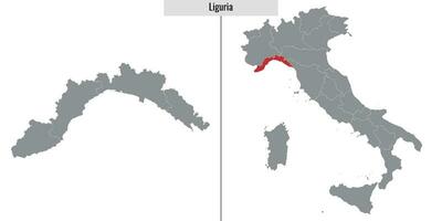 carta geografica Provincia di Italia vettore