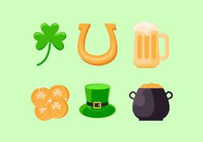 Vettore stabilito di clipart di giorno della st Patricks