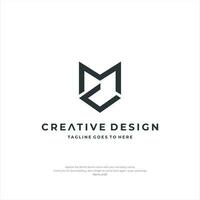 lettera mc logo design vettore creativo design