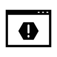 errore vettore glifo icona per personale e commerciale uso.