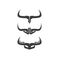 toro testa di bufalo mucca testa di animale mascotte logo disegno vettoriale per sport corno bufalo animale mammiferi testa logo matador selvatico