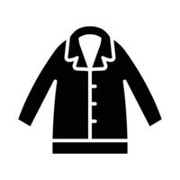 cappotto vettore glifo icona per personale e commerciale uso.