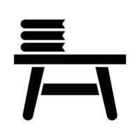 tavolo vettore glifo icona per personale e commerciale uso.