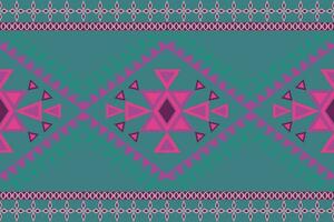 tessile ikat etnico design di damasco confine modello.frame per donne tessuto uso Mughal etnico astratto Vintage ▾ Turco indiano classico struttura. vettore