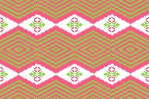 etnico astratto ikat. senza soluzione di continuità modello nel tribale, popolare ricamo. azteco geometrico arte ornamento print.design per tappeto, sfondo, vestiario, avvolgere, tessuto, coperchio, stile.tessile maxican, indain vettore