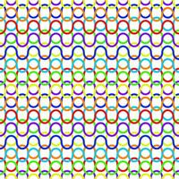 arcobaleno sfondo senza soluzione di continuità serrato onda linea tessuto modello colorato vettore