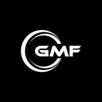 gmf logo disegno, ispirazione per un' unico identità. moderno eleganza e creativo design. filigrana il tuo successo con il Impressionante Questo logo. vettore